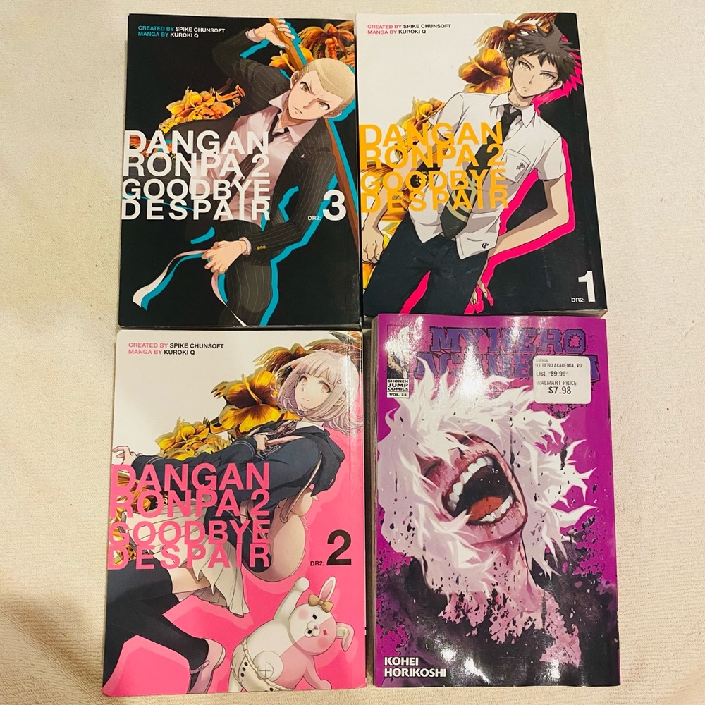 Danganronpa/My hero academia manga collection